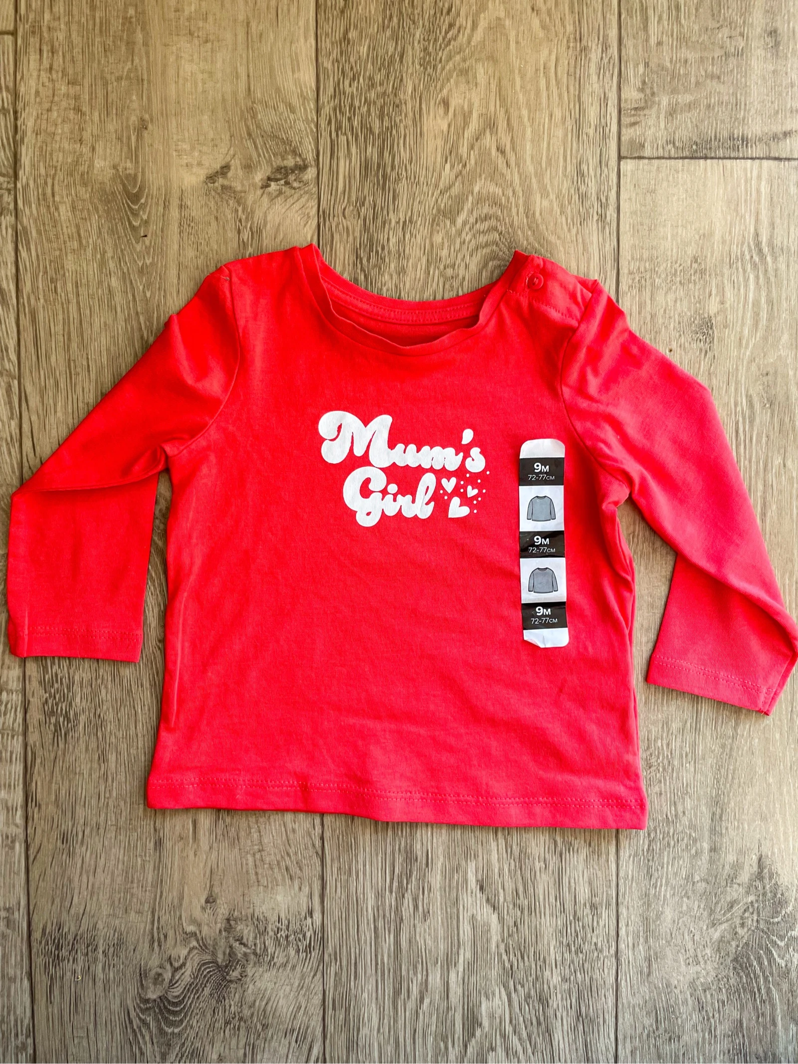 Lot long-sleeved t-shirts size 9 months – photo 4